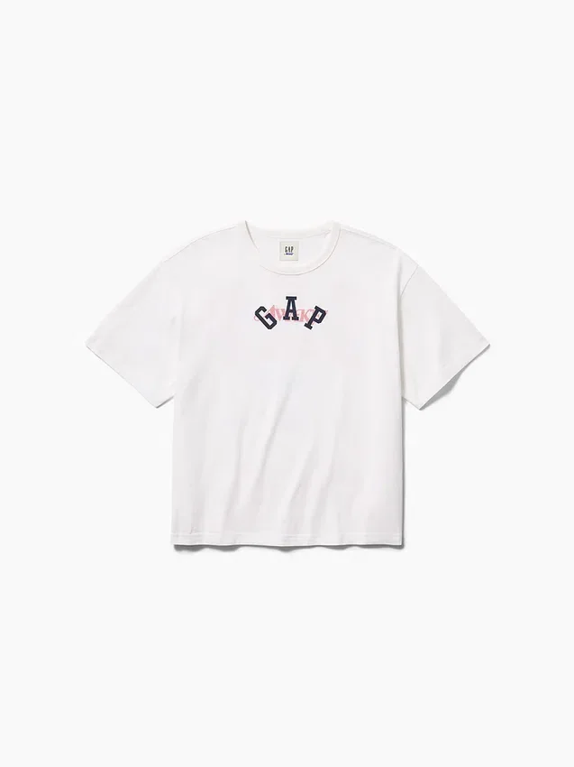 Camiseta con logo de estilo relajado de GAP × Awake Ny