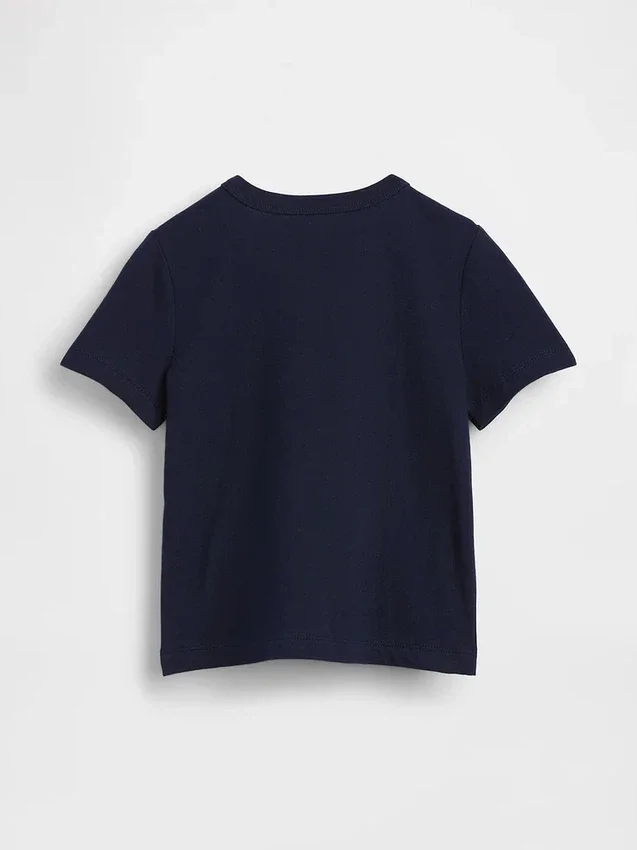 Camiseta con logotipo gráfico para bebés y niños