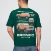 Camiseta corta de algodón grueso con diseño de Ford