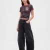 Camiseta corta de algodón orgánico Vintagesoft de «Stranger Things»