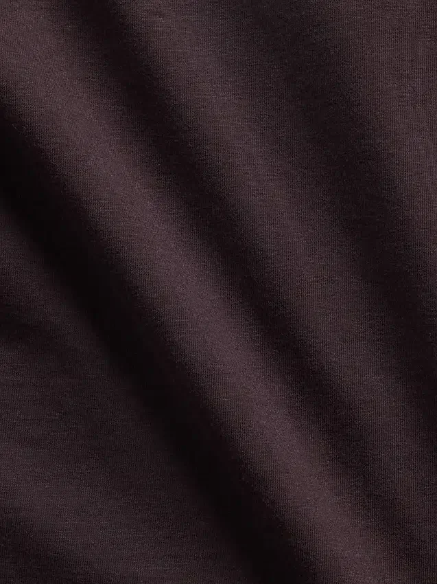 Camiseta corta de jersey de punto tupido con hombros al aire