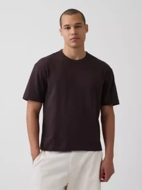 Camiseta corta de peso pesado para adultos