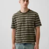 Camiseta corta de peso pesado para adultos