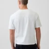 Camiseta corta de peso pesado para adultos