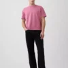 Camiseta corta de peso pesado para adultos
