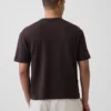 Camiseta corta de peso pesado para adultos
