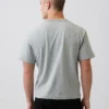 Camiseta corta de peso pesado para adultos