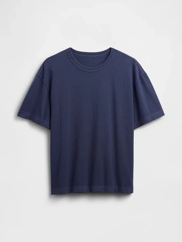 Camiseta corta de peso pesado para adultos