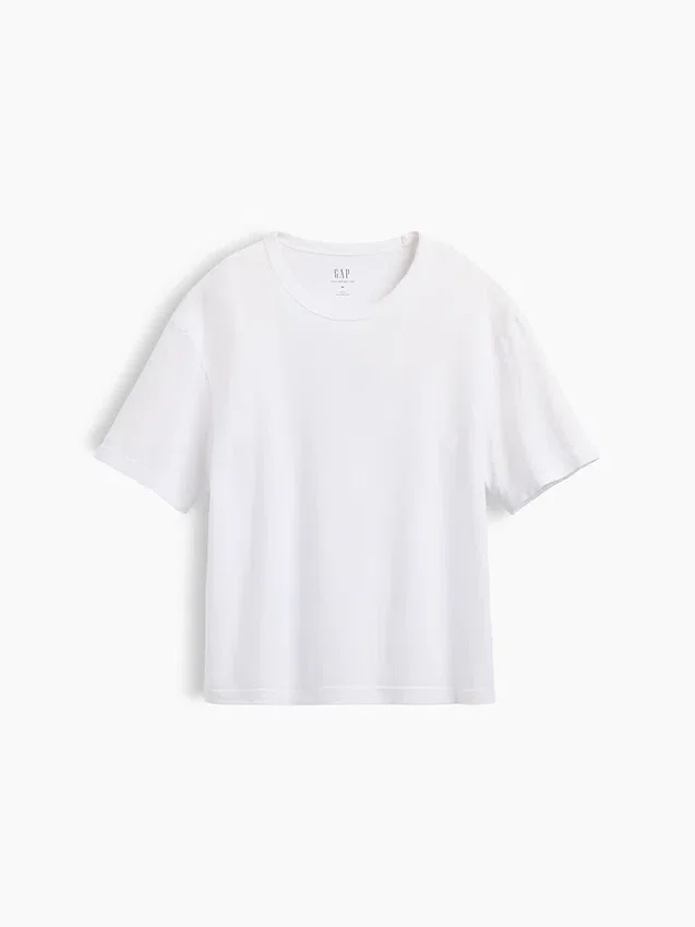 Camiseta corta de peso pesado para adultos