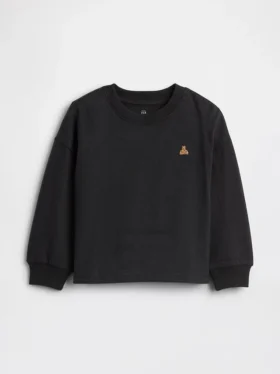 Camiseta de algodón gruesa para bebés y niños pequeños