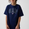 Camiseta de algodón grueso con corte holgado y Gap Logo para niños