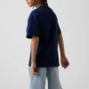 Camiseta de algodón grueso con corte holgado y Gap Logo para niños