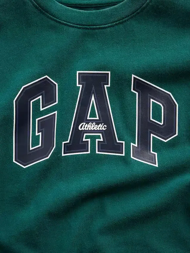 Camiseta de algodón grueso con corte holgado y Gap Logo para niños