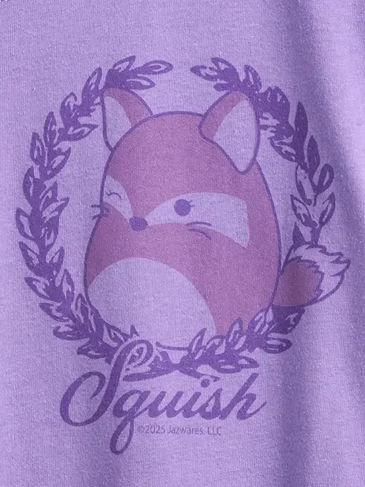 Camiseta de algodón suave con estampado de Squishmallow para niños