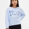 Camiseta de Barbie para niños con estampado gráfico de talla grande