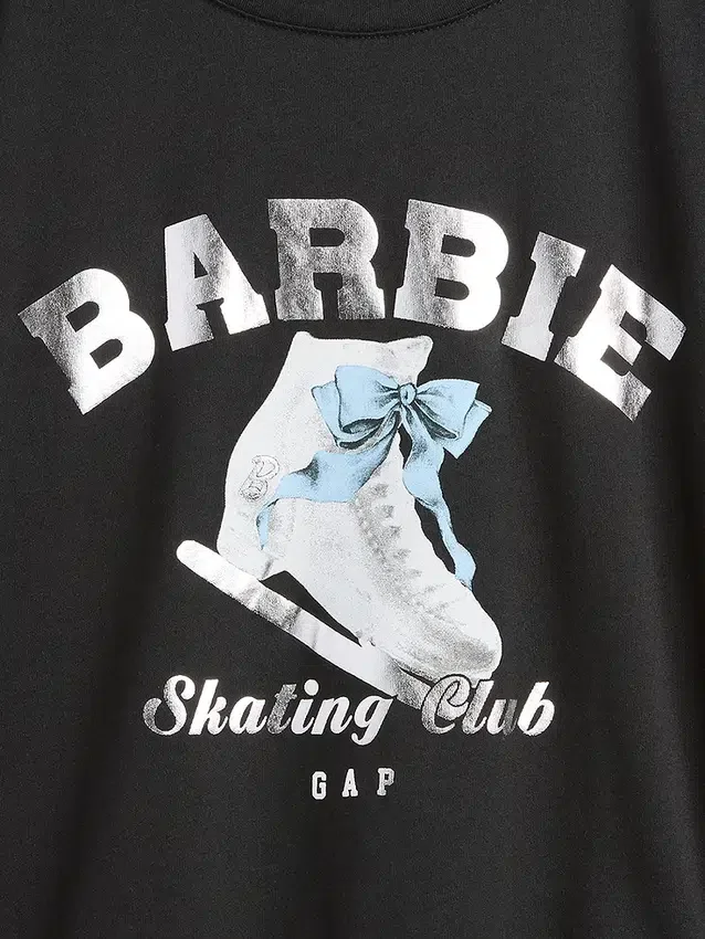 Camiseta de Barbie para niños con estampado gráfico de talla grande