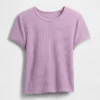 Camiseta de bebé con tejido tipo waffle