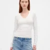 Camiseta de canalé moderna