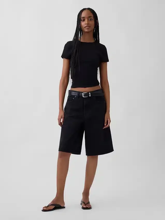 Camiseta de canalé moderna