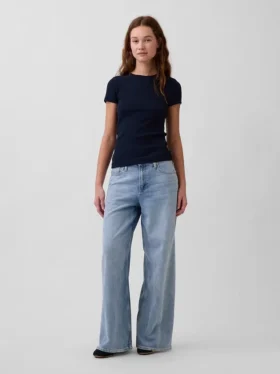 Camiseta de canalé moderna