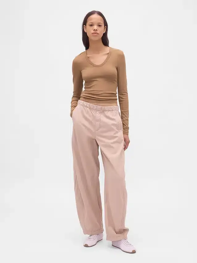 Camiseta de canalé moderna