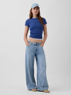 Camiseta de canalé moderna