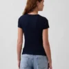 Camiseta de canalé moderna