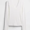 Camiseta de canalé moderna