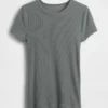 Camiseta de canalé moderna