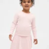 Camiseta de canalé para bebés y niños pequeños, combinable