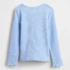 Camiseta de canalé para bebés y niños pequeños, combinable