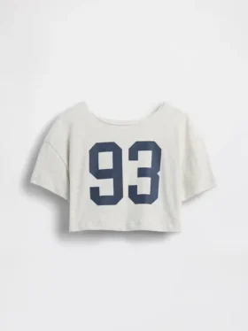 Camiseta de cuello ancho oversize para niños