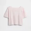 Camiseta de cuello ancho oversize para niños