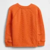 Camiseta de cuello redondo con textura para bebés y niños