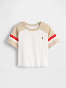 Camiseta de fútbol de raglán para bebés y niños pequeños