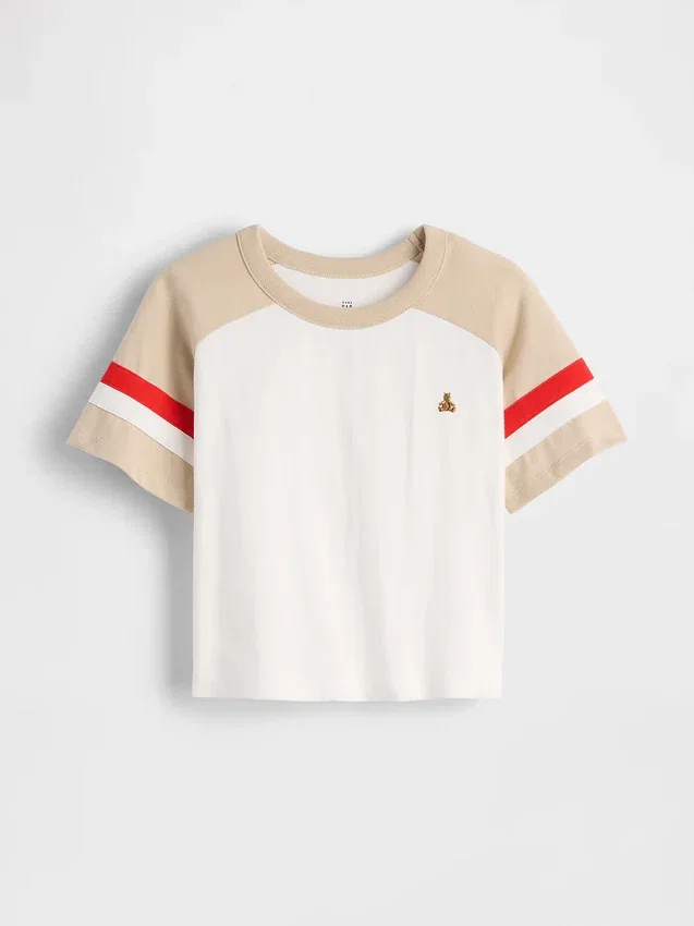 Camiseta de fútbol de raglán para bebés y niños pequeños