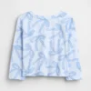 Camiseta de hombros caídos para bebés y niños, combinable