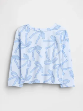 Camiseta de hombros caídos para bebés y niños, combinable