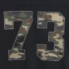 Camiseta de jersey con estampado oversize de malla para niños
