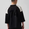Camiseta de jersey con logo oversize de Ouigap
