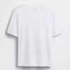 Camiseta de logo holgada de peso pesado para adultos
