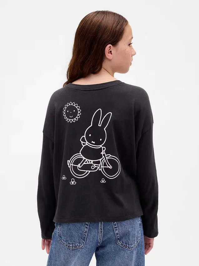 Camiseta de Miffy con estampado oversize para niños
