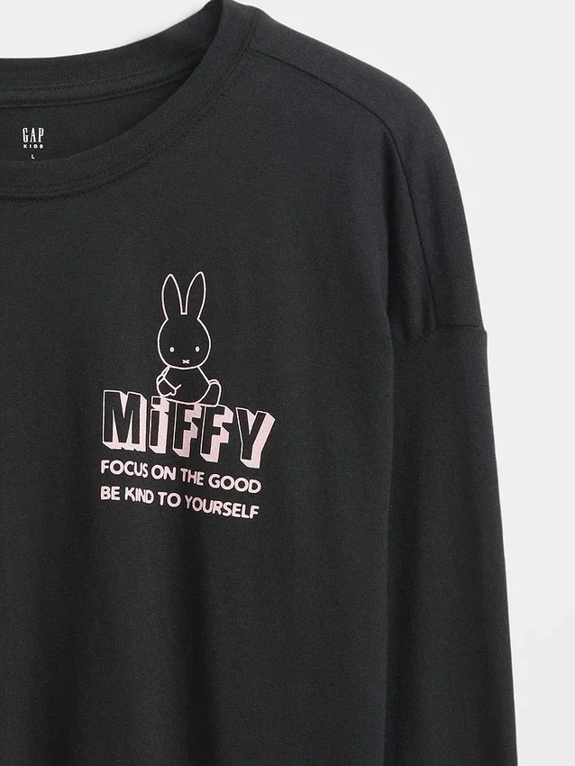 Camiseta de Miffy con estampado oversize para niños