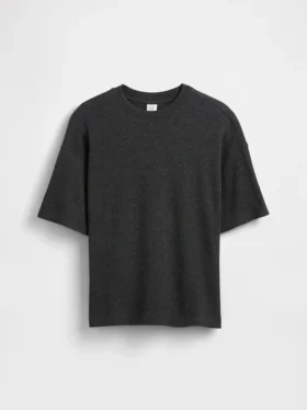 Camiseta de niño oversize con tejido de panal