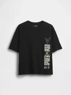 Camiseta de niños con diseño gráfico de Marvel de corte oversize