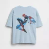 Camiseta de niños con diseño gráfico de Marvel de corte oversize