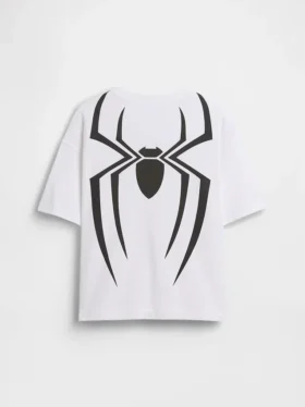 Camiseta de niños con diseño gráfico de Marvel de corte oversize