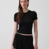 Camiseta de pijama de modal acanalado ultra suave