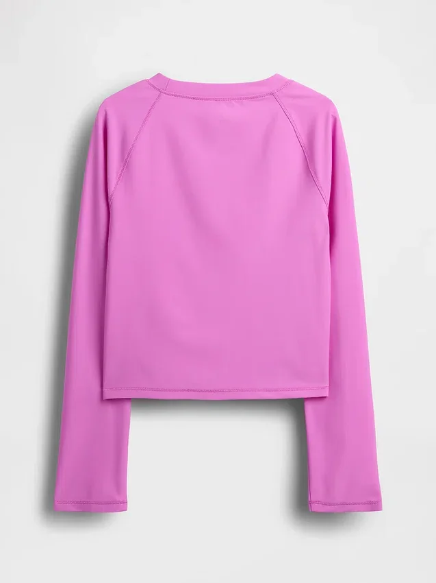 Camiseta de protección para niños con mangas raglán