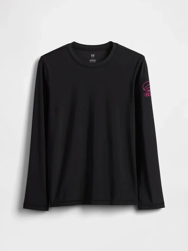 Camiseta de protección solar con logo para niños